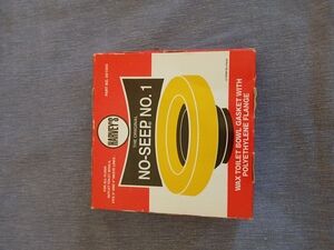 HARVEY'S No-Seep No 1 Wax Toilet Bowl Gasket with Polyethylene Flange